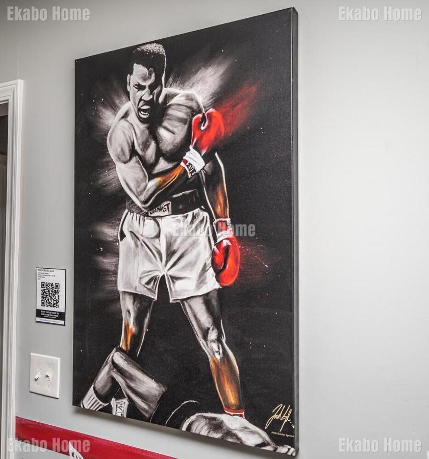 Luxury Sports Art Gallery - 15 Mins To Atl Battery Marietta Eksteriør bilde